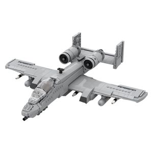 ゴブリックMOC A-10 Thunderbolt IIレンガ戦闘機モデル軍事航空機の構成ブロック