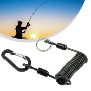 Pesca a corda mancata anti-lost a spirale esca pinza di cavo filo molla elastico bobina elastico accessori per la pesca del tether