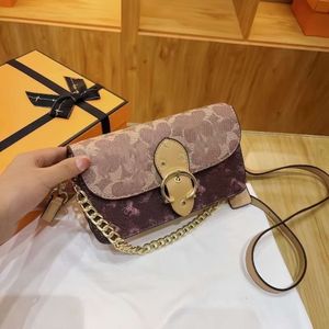 Fashion Handbag Designer New One-shoulder Diagonal Chain Clutch Bag Retro Beat Underarm Bag Classic Stagecoach Baguette Bag Factory Promotion6937