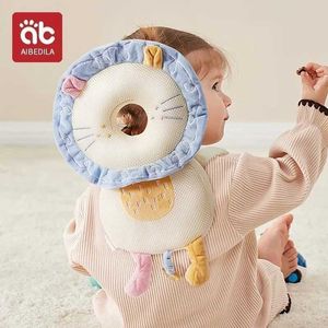 Kissen Aibedila Baby Head Protector Safety Pad Verletzung Cartoon Sicherheitskissen Pad Back Anti atmable Anti Fall Kissen 1-3T D240522