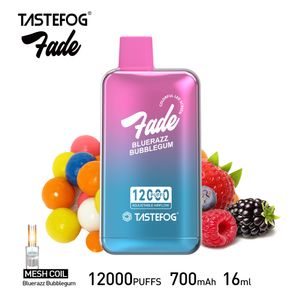 Tastefog Fade 12000 Puffs с красочным экраном оптом перезаряжаемая одноразовая электронная сигарета Vape