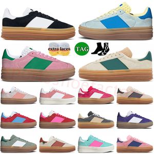 Дизайнер платформы Газ Bold Casual Shoes Unliagiate Gum White Black Women Sports Trainers Toping Fashion Leadse Latch