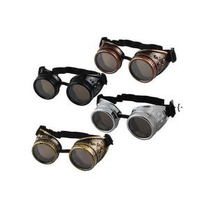 Party Favor Unisex Gothic Vintage Victorian Style Steampunk Goggles Welding Punk Glasses Cosplay RRF11255 Drop Delivery Home Garden DHJ3I
