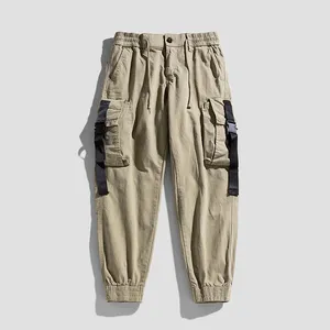Pantaloni maschili pesi massimi 2024 casual con design personalizzato senso lungo lavoro lungo gamba larga retrò giapponese f
