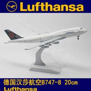 Aircraft Modle 20CM 1 400 Scale with Landing Gears B747 Saudi KLM Air Force One Cathy EVA Lufthansa Airlines Airplane Plane Aircraft Model Toy Y240522