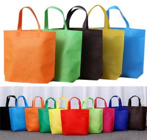 Durable Solid Reusable Shopping Foldable Tote Grocery Large Nonwoven Color Print Market Grab Eco Bag Bolsa Reutilizable C190213012241204