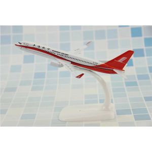 Aircraft Modle 16cm Die Cast Eloy 1/400 Scale Shanghai Airlines B737-800 737 Aircraft Model Toy Aviation Aircraft Series Gift Exhibition S2452204