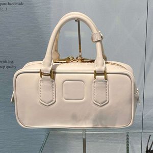 Premium -Qualität Designer -Bag Home Bag Bowling Beutel kleiner Quadratmotentasche Kuhspannbeutel Handtasche einzelner Schulter -Cross -Body -Frauen -Satteltasche 157 157