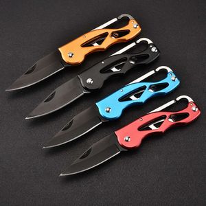 Steel With Stainless Small Keychain Outdoor Multifunctional Folding Camping Edc Fruit Knife 3B34a6