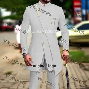 Abiti maschili blazer lussuoso per uomo in forma slim -fit jop festa da sposa da sposa da sposa smok