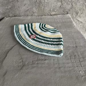 2024SS Handmade Knitted Striped Hats Men Women Caps