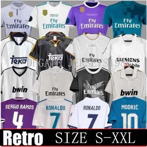 1999 00 Real Madrids Retro Soccer Jersey Football GUTI Ramos SEEDORF CARLOS RONALDO 11 13 14 15 16 ZIDANE RAUL Vintage 94 95 96 97 98 99 00 02 03 04 05 06 07 FIGO shirt