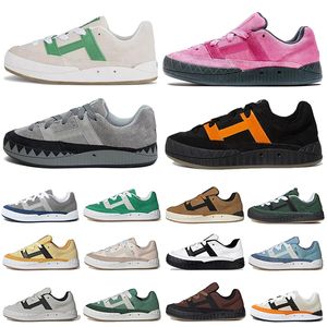 2024 Designer Originals Running Shoes Pink Fusion Män Kvinnor Kärnan Black White Crystal Green Gum Yellow Platform Trainers Sport Sneakers Casual Basketball Shoe