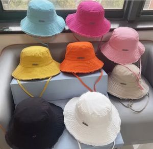 Designer Women Hat Bucket Brand Francesa para Cap Casquette Bob Bob Brim Brim Summer Summer equipado Fisherman Beach