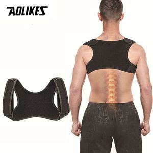 AOLIKES New Posture Spine Shoulder Support Corrector Band Adjustable Brace Correction Humpback Back Pain Relief L2405