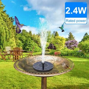 Trädgårdsdekorationer Solar Pond Pump Multifunktion Floating Water Fountain Mini för utomhuspool