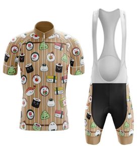 Japan Sushi New Team Cycling Jersey Dostosowany Road Mountain Race Top Max Storm Cycling Cycling Sets8600517