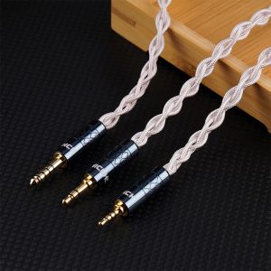NiceHCK Snowag Earbud Hifi Audio Cable 4n Pure Silver Wire 3.5/2.5/4.4mm MMCX/0.78 2Pin MK4 Rinko S12 Pro Perfomer8 Oline