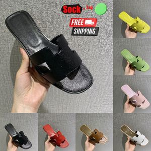 ÜCRETSİZ Nakliye Oranne Tasarımcı Sandalet Turuncu Siyah Beyaz Deri Düz Topuklular Sandles Luxe Claquette Kadın Kadın Günlük Yürüyüş Mules Slides Terlik Yaz Ayakkabıları