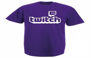 Twitch TV T -Shirt Purple Gaming Top Gamer Tee Vaters Day Fan Geschenke Kurzarm Stolz Männer Frauen Unisex T Shirt Y190606011858993