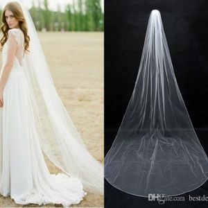 2017 Newest One Layer With Comb Veil Re-embroidered Soft Tulle Bridal Veil Ivory Lace Scallop Veil Wedding Bridal Accessories CPA077 234n