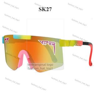 Viper Solglasögon Kids Boys Girls Pit Vipers Solglasögon utomhus ungdomar Cycling Glasögon UV400 Män kvinnor MTB Bike Bicycle Baseball Sport Eyewear F8A