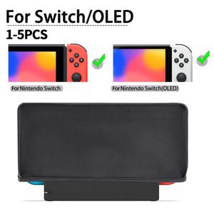 1-5PCS Game Console Dust Cover Protective Case Interior Soft Fabric Oxford Cloth Scratch Resistance for Switch/OLED Accessories