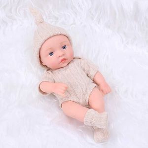 Dolls 20cm baby silicone recycled doll toy cute expression Yawn Lifelike recycled toy vinyl doll childrens playhouse toy birthday gift S2452201 S2452201 S2452201