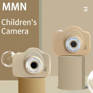 Детская камера цифровая двойная HD 1080p Видео Toys Mini Cam Cal Curt Display Kids День рождения подарок на 240516
