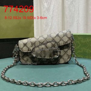 2024 3a Salas de primavera Bolsas de designer Bolsa de ombro Chain Lady Clutch Combo Emed Fashion Alligator Messenger Bag 774209 Moda