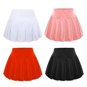 Skirts Children and Girls Sports Sprint Tennis Golf Badminton Skort Folded Built in Sprint Summer Sports Sprint Y240522