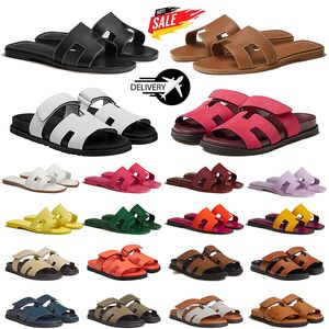 Slipper Designer Slides Slides Flat Sliders Summer Sandals Sandale Shoes Ladies Classic Brand Woman Outside Slippers Beach Leather Top Top Size 45
