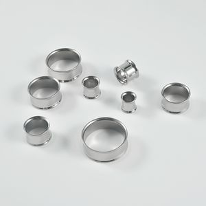 1Pair G23 Titanium öronmätare utan tråd örat tunnel plug öron lob sträckande expander pluggar piercing smycken 8mm-25mm