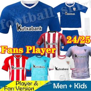 24/25 Club Bilbao Soccer Jerseys Berenguer 2024 2025 Muniain Bilbao atlético Williams Raul Garcia Villalibre J.Guerrero O. Sancet Football Cirche Men Kid Kit Kit Kit Kit Kit Kit Kit Kit Kit Kit