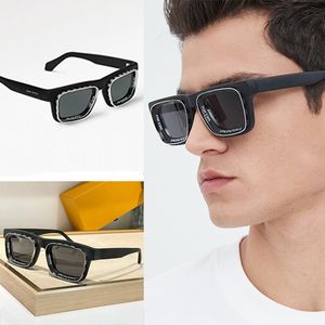 Солнцезащитные очки мужчины дизайнерские солнцезащитные очки квадратные полные камуфляжные рамки Z2442 Женщины солнцезащитные очки роскошные солнцезащитные очки против UV400