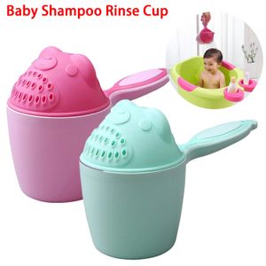 Bebek şampuan durulama fincan çocuklar banyo şelale dinçleri çocuk banyo duş kaşıkları çocuk yıkama saç aracı 240513