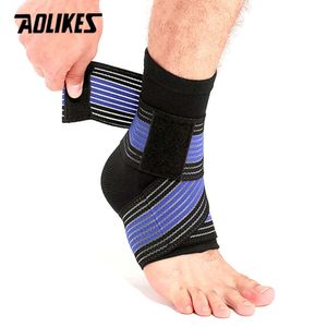 Aolikes 1pcs Professional Sports Straps Bandages Bandage Elastic Ankle Support Brace Protector per l'ingresso in esecuzione L2405