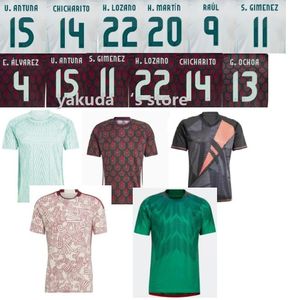 11 S.gimenez Mexicano Messicano U.antuna E.alvarez Chicharito H.Lozano Orbelin H. Martin G.ochoa Thai Quality Yakuda personalizza Dhgate Soccer maglie maglie