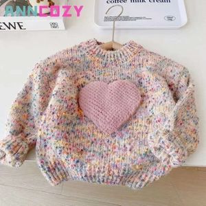 Chic New Autumn Inverno Spesso maglioni Pullover Sweater Knitsweaters Bambini Abbigliamento Girl Girl Girl Clothes L2405