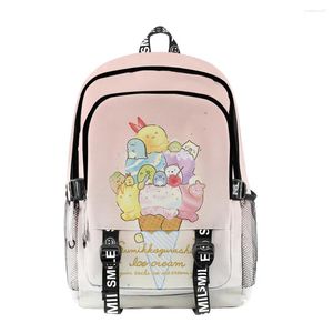 Backpack Modetrendy Sumikkogurashi Schools Schools Unisex 3D Print Oxford Water of Notifction Multifunktions -Reise -Rucksäcke