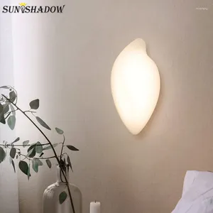 Vägglampa kreativt modernt LED -ljus 110v 220v kartong childern sängen sonce för sovrum vardagsrumsstudie hem