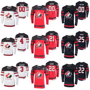 2024 IIHF Hockey Championship Canada 98 Connor Bedard Jerseys 3 Olen Zellweger 4 Bowen Byram 21 Kaiden Guhle 25 Owen Power 55 Colton Parayko 50 Binnington