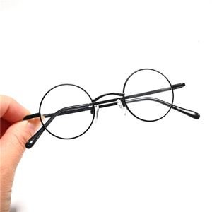 Cubojue pequeno redondo óculos de miopia de 38 mm de molduras de mulheres espetáculos ópticos de 0 a -1000 de alta prescrição míope 240514