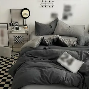Define uma qualidade de cama de cama pura de cor pura premium confortável dormindo sono universal
