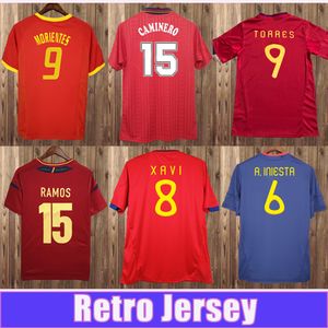 1992 2012 MENS MENAME CAMINERO SCCIETÀ Squadra nazionale Puyol A.Iniesta Silva Saul Isco M.Asensio David Villa Home Red Away Gk Phall Shirts