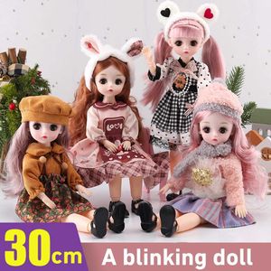 Dolls Fashion 30cm 1/6 Anime Bjd Doll Princess Clothing Accessories Set Loli Ski Girl Childrens Doll Dressing DIY Toy Gifts Rebirth Kawaii S2452201 S2452201 S2452201