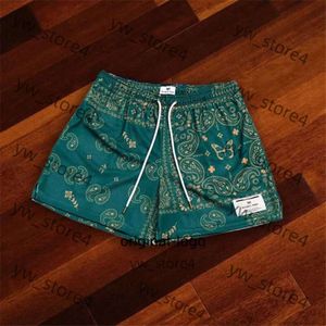 Men's Shorts 2023 Ryoko Rain Mesh Mens Trend Paisley Print Gym Basketball Men Workout Running Short Pants da79