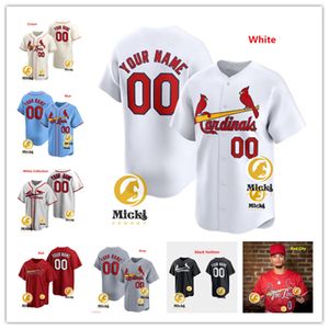 Paul Goldschmidt Sonny Gray Baseball Jersey 28 Nolan Arenado 13 Matt Carpenter 3 Dylan Carlson 18 Jord Walker 21 Lars Nootbaar Custom Stitched Jerseys