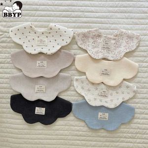 Bibs Burp Cloths Petal Baby Bibs for New Born Babies Accessories Newborn Bib Cute Bear Burp Cloths Soft Baby Products Boys and Girls Saliva Towels d240522