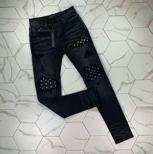 XMen039s Distressed Ripped Skinny Jeans Fashion Mens Jeans Slim Motorcycle Moto Biker Causal Mens Denim Pants Hip Hop Men Jeans5645227